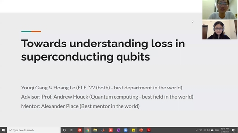 Thumbnail for OURSIP intern - Youqi Gang and Hoang Le