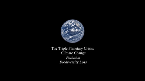 Thumbnail for entry Planetary Health: A Nurse’s Perspective to Advance Climate Justice and Mobilize Against the Triple Planetary Crisis.	
