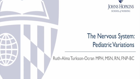 Thumbnail for entry The Nervous System: Pediatric Variations