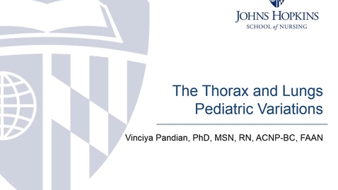 Thumbnail for entry The Thorax and Lungs: Pediatric Variations