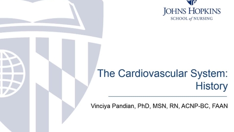 Thumbnail for entry The Cardiovascular System: History