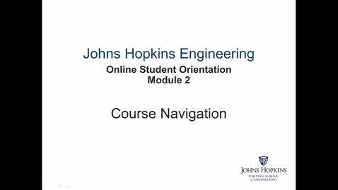 Thumbnail for entry Orientation Module 2 - Course Navigation.mp4