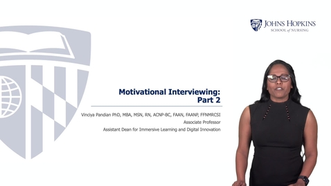 Thumbnail for entry 210_601 Motivational Interviewing Part 2 - Pandian