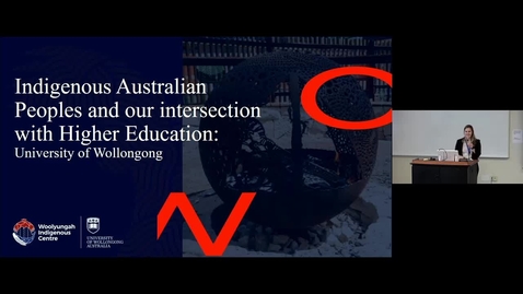 Thumbnail for entry Indigenous Australian Peoples &amp; the Intersection with Higher Education 