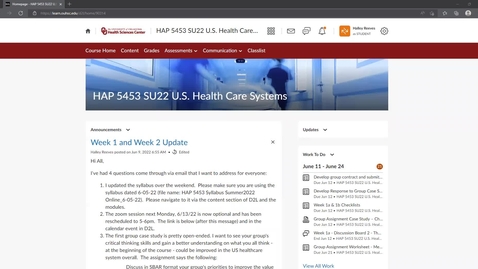 Thumbnail for Overview of How to Use D2L