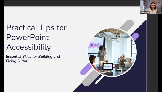 Accessible Powerpoint Presentation