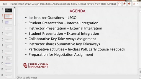 Thumbnail for entry SCM 5562 Module 3 Live Class Lecture