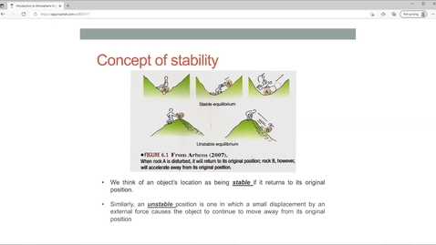 Thumbnail for Lecture 13: Stability and Parcels