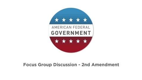 Thumbnail for entry Undergraduate Focus Group - 2nd Ammendment