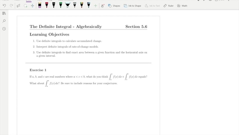 Thumbnail for Math 2123 Section 5.6