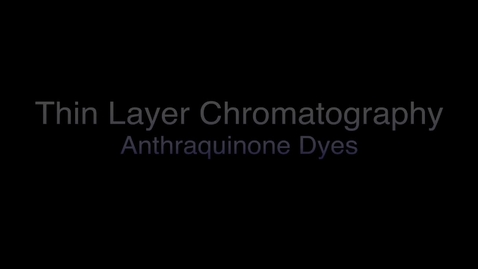 Thumbnail for TLC (Thin Layer Chromatography) - - Organic Chemistry Lab Technique