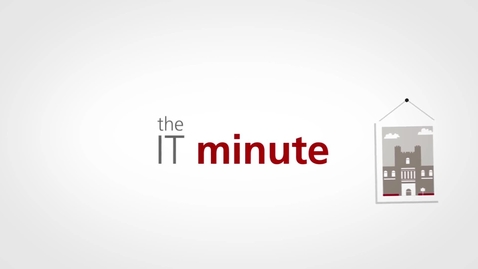 Thumbnail for entry The IT Minute - Binder App