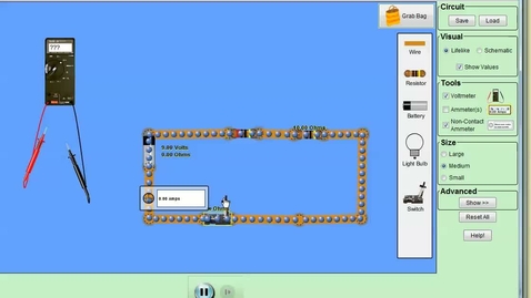 Thumbnail for entry Series Circuits Simulation