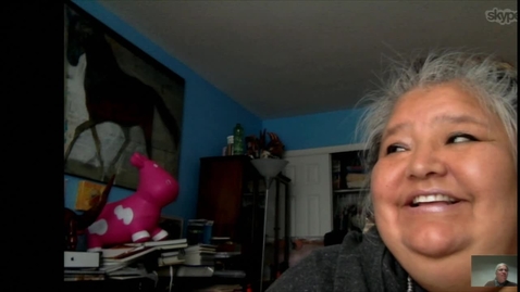 Thumbnail for Skype with Melanie Yazzie