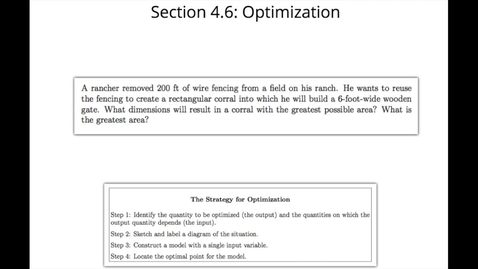 Thumbnail for Business Calculus Optimization