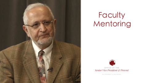 Thumbnail for Faculty Mentoring - Farrokh Mistree