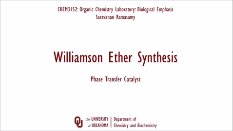 Thumbnail for Williamson Ether Synthesis