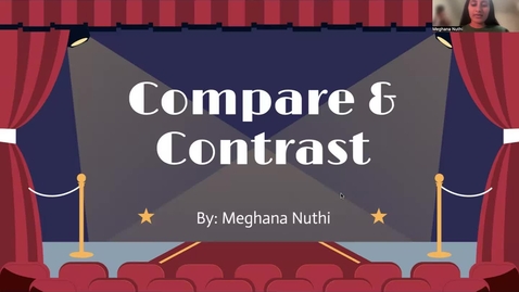 Thumbnail for Compare:Contrast Presentation Meghana Nuthi MUNM 2413-995