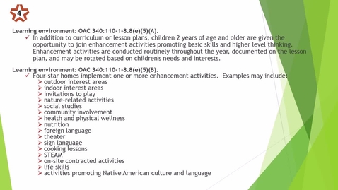 Thumbnail for 17. Home - 4 star - Enhancement activities - updated 2025