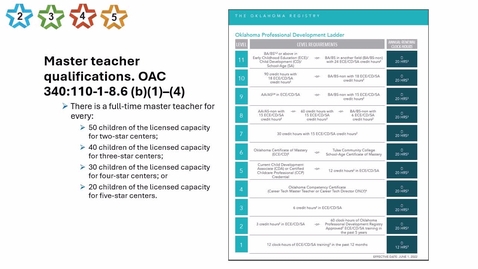 Thumbnail for 11. Center - Master teacher qualifications - MT ratios - updated 2025