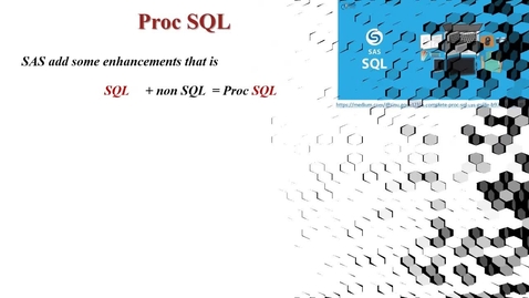 Thumbnail for entry 03 Module 4 SAS SQL (PROC SQL)