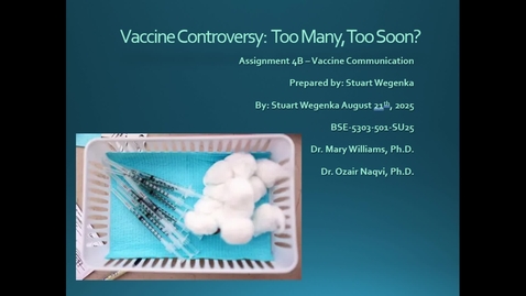 Thumbnail for Vaccines: too many too soon?