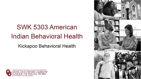Thumbnail for Kickapoo Behavioral Health - SWK 5303 - Byers