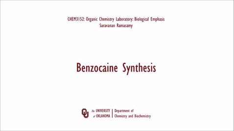 Thumbnail for Benzocaine Synthesis