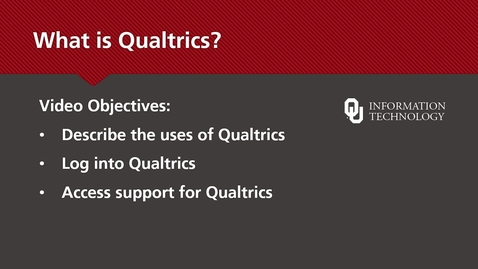 Thumbnail for What is Qualtrics?