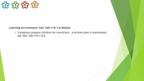 Thumbnail for 10. Home - Learning environment - Transitions - updated 2025