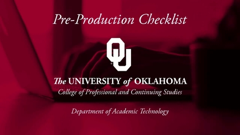 Thumbnail for PACS Pre-Production Checklist Guide