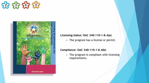 Thumbnail for 2. Center- Licensing status and compliance- updated 2025