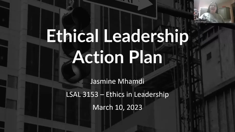 Thumbnail for entry Unit 8 Ethics in Leadership Final Action Plan