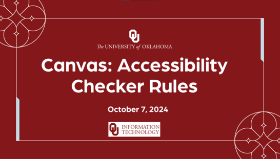 Canvas Accessibility Checker Rules