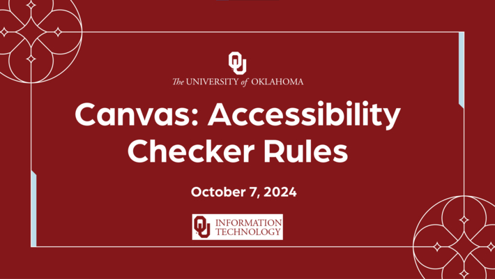 Canvas Accessibility Checker Rules
