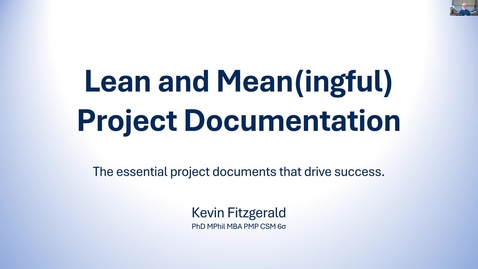 Thumbnail for Lean and Mean(ingful) Project Documentation