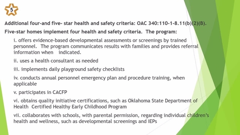 Thumbnail for 31. Home - Additional 5 star criteria - Health and safety - updated 2025