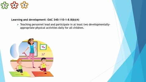 Thumbnail for 27. Center - Learning and development - Two teacher-led physical activities - updated 2025