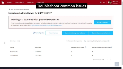 Thumbnail for Final Grades: Troubleshooting Common Issues