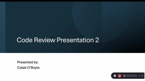 Thumbnail for entry Lab Presentation 2
