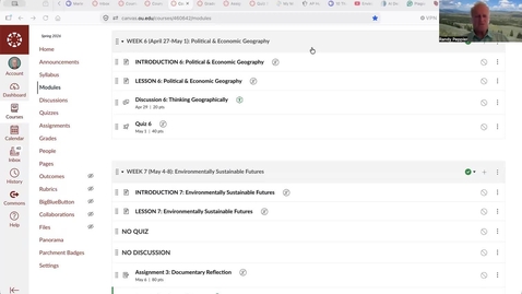 Thumbnail for Week 6 Course Video