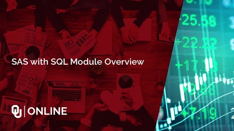 Thumbnail for entry SAS with SQL Module Overview - DSP 5673 - Youssef