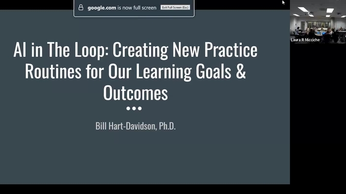 AI in the Loop: New Practices, Policies and Ethical Considerations by Bill Hart-Davidson