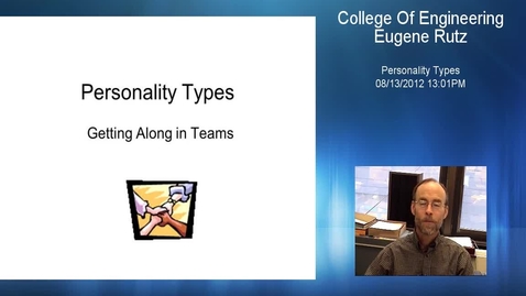 Thumbnail for entry Personality Types