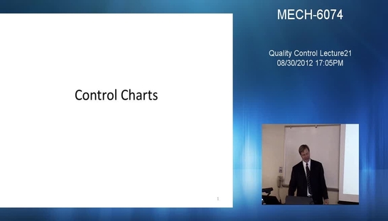 Quality Control - Lecture 21