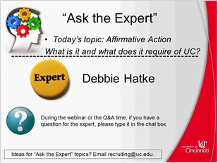 Search Committee Resources 2 7 17 Successfactors Ask The Expert University Of Cincinnati Administration Finance