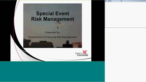 Thumbnail for Part 1 Special Event Risk Management