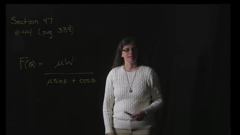 Thumbnail for Professor Lane-Calculus Section 47-Number 44-Page 338