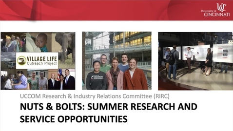 Thumbnail for RIRC Research Nuts and Bolts 2020