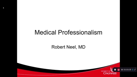 Thumbnail for entry Medical Professionalism